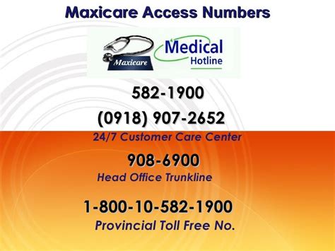 maxicare hotline contact center number.